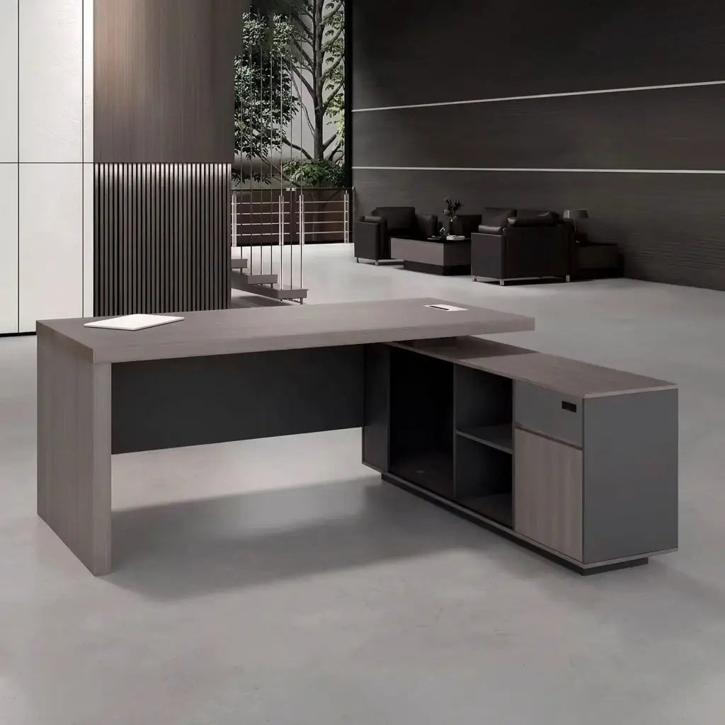 Mercer · Modern Executive L-Shaped Desk