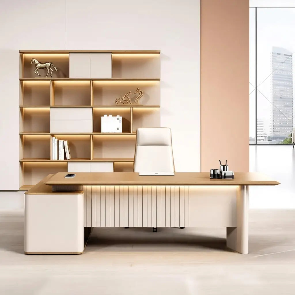 Vesta · Modern L-Shaped Executive Desk