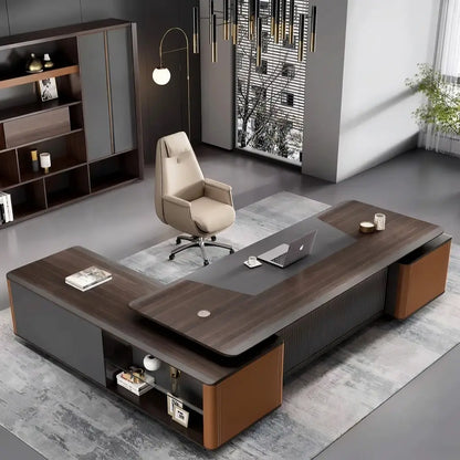 Wilcroft · Modern L-Shaped Executive Desk