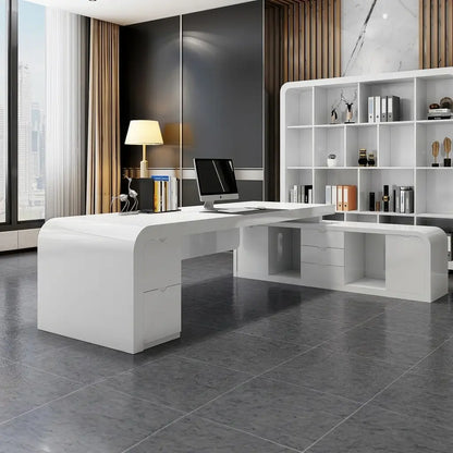 Halcyon · L-Shaped Executive Desk