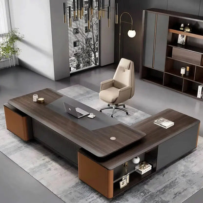 Wilcroft · Modern L-Shaped Executive Desk