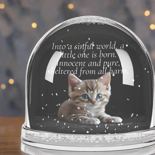 Into a Sinful World Festive Snow Globe: Unique Holiday Decor