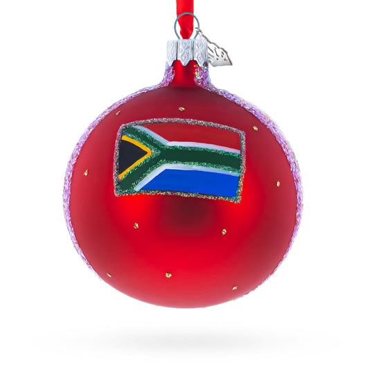Table Mountain Aerial Cableway, Cape Town, South Africa Glass Ball Christmas Ornament 3.25 Inches