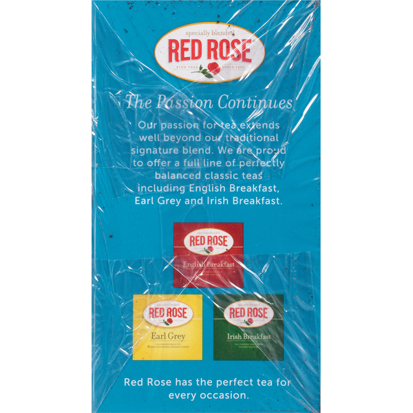Red Rose Black Tea, Original, Tea Bags