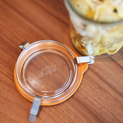 Le Parfait Bistrot, French Glass Jars with Airtight Clip Lids for Canning and Serving