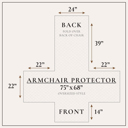 Reversible Floral Patchwork Furniture Protector - Maribel Collection