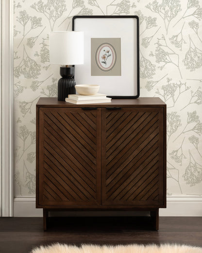Mezzeta Wood Floor Storage Cabinet
