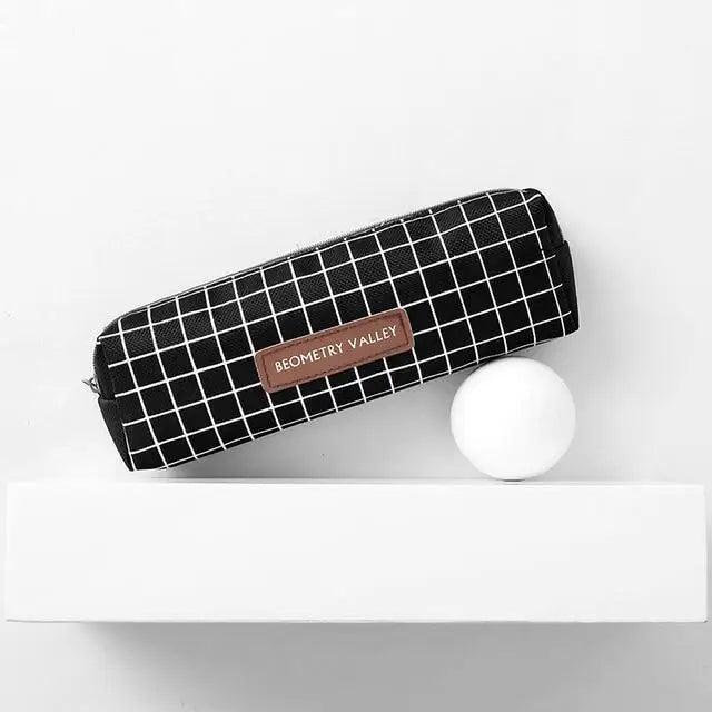 Modern Student Pencil Case Minimalist Simple Pen Bags Durable Zipper Pencil Cases For Office