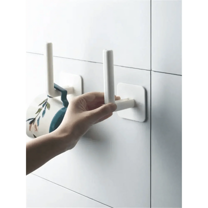New Vigorous 1Pc Kitchen Self-adhesive Accessories Under Cabinet Paper Roll Rack Towel Holder Tissue Hanger Storage Rack for Bathroom Toilet