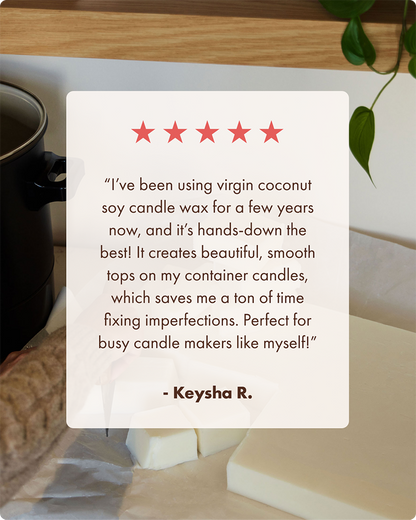 virgin coconut soy™ candle wax