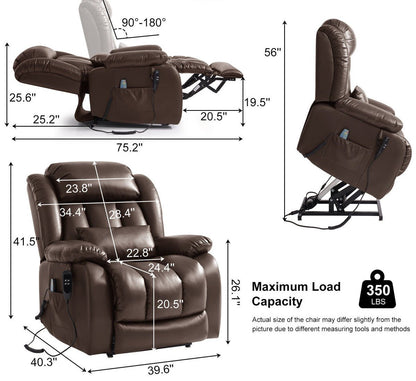 Power Lift Chair Recliner | Lay Flat | by Latitude Run