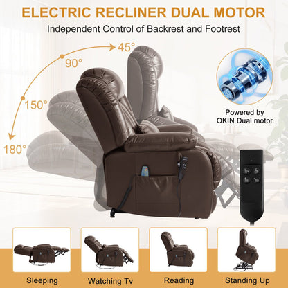 Power Lift Chair Recliner | Lay Flat | by Latitude Run