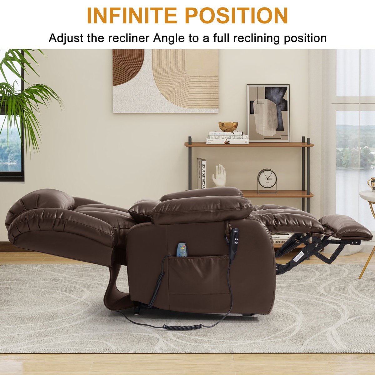 Power Lift Chair Recliner | Lay Flat | by Latitude Run