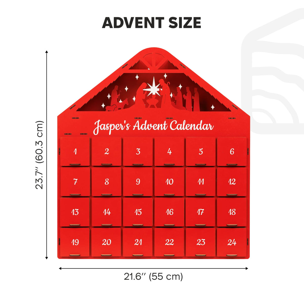 Christmas Advent Calendar - Red (B2B)