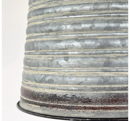 Corrugated Rustic Barn Metal Farmhouse Wall Light Fixture