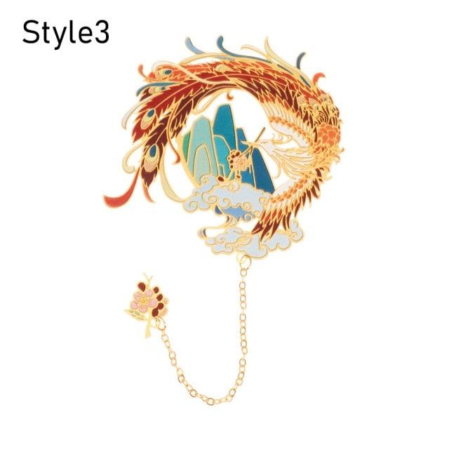 Retro Carving Brass Bookmark Tassel Pendant Book Clip Metal Pagination Mark Student Gift Stationery School Supply Metal Creative Bookmark Chinese Style Unique Vintage Series Gift For Reader Student