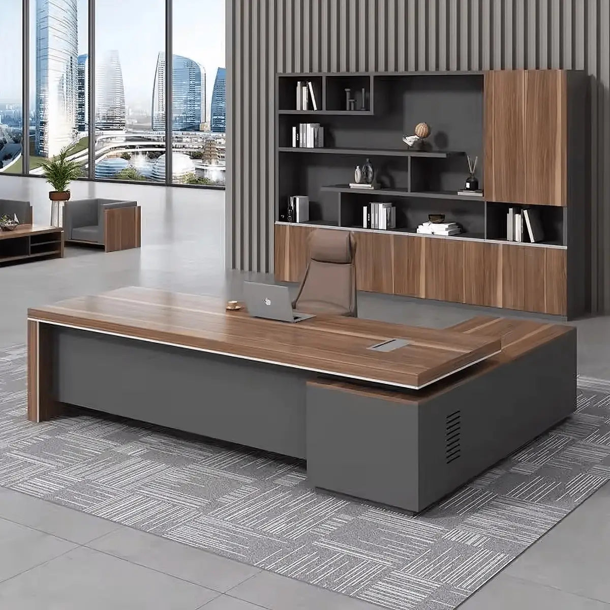 Belford · Modern Executive L-Shaped Desk