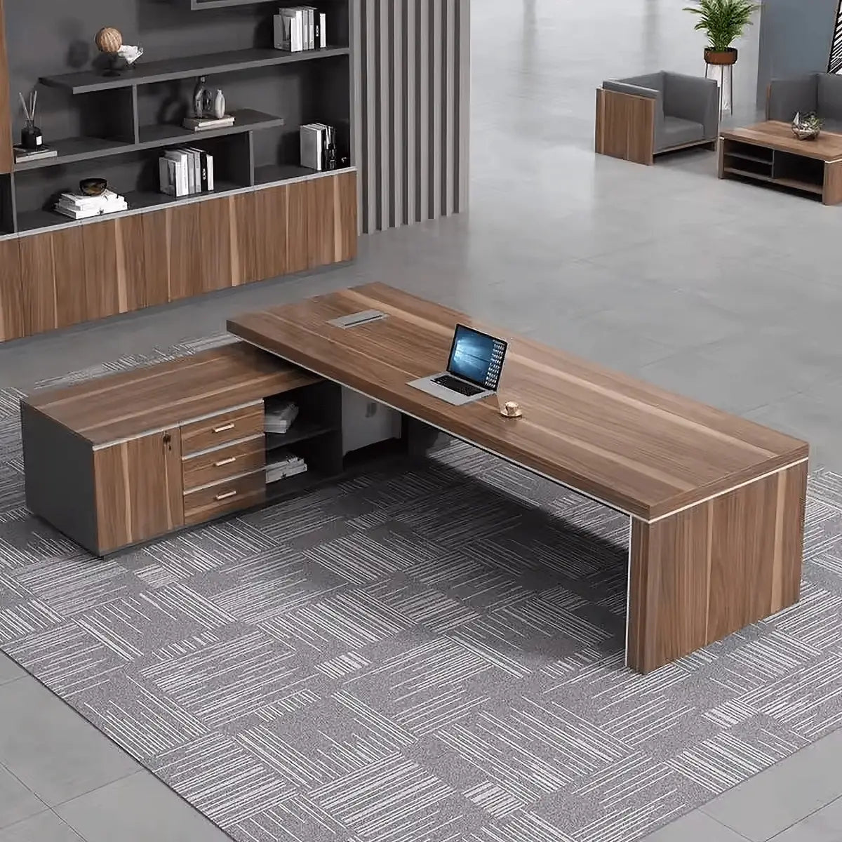 Belford · Modern Executive L-Shaped Desk