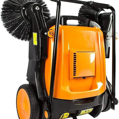 RT980S 38" Walk Behind Sweeper, Triple Brooms, 38000 Sqft/h Efficiency