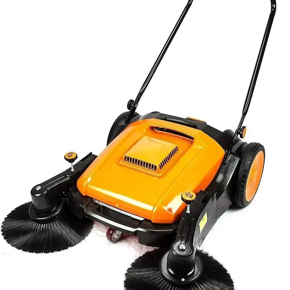 RT980S 38" Walk Behind Sweeper, Triple Brooms, 38000 Sqft/h Efficiency