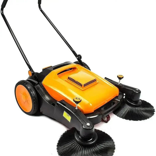 RT980S 38" Walk Behind Sweeper, Triple Brooms, 38000 Sqft/h Efficiency