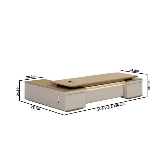 Halsey · Modern L-Shaped Executive Desk