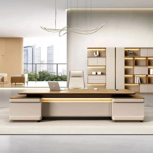 Halsey · Modern L-Shaped Executive Desk