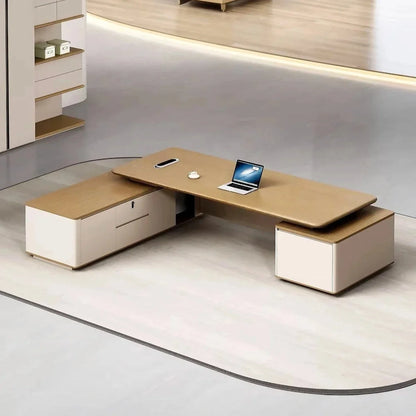Halsey · Modern L-Shaped Executive Desk