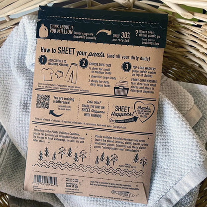 SHEET HAPPENS Eco Laundry Detergent Sheets 64 Loads