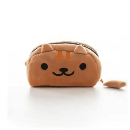 Simple Cartoon Pencil Pouch Design Soft Large Capacity Student Pencil Box Cute Pen Organizer