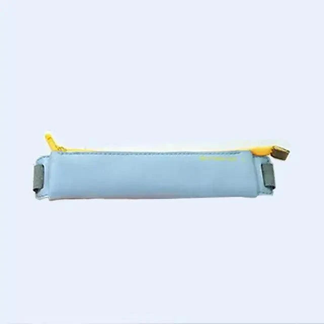 Slim Leather Unique Design Pencil Case Book Holder Pouch With Elastic Band For Notebook Fashion School Pen Case