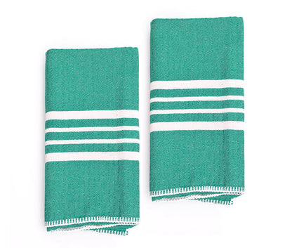 FARMHOUSE HAND TOWEL , WITHOUT FRINGES ( SET OF 2 )