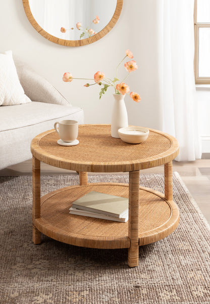 Rafina Rattan Round Coffee Table