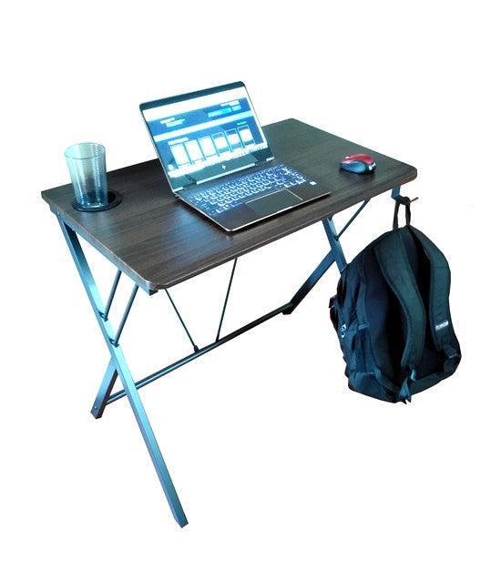 SW32L 32" Small Computer Desk for small spaces w/headphone backpack hook