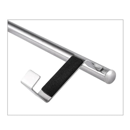Towel Rack Over Door Towel Bar Hanging Holder Stainless Steel Bathroom Kitchen Cabinet Towel Rag Rack Shelf Hanger Tool Gadget