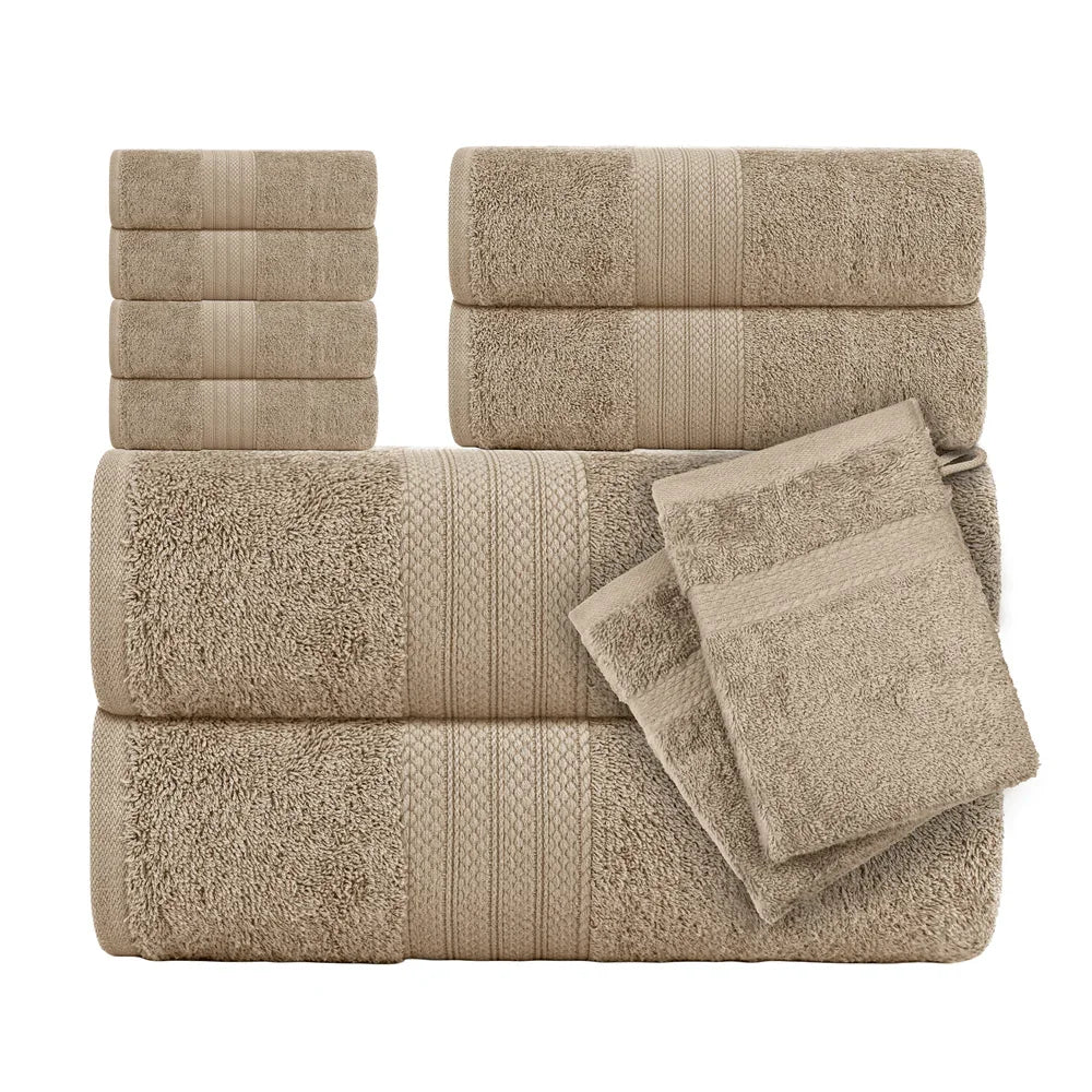 Towel Set - Absorbent Cotton Bath
