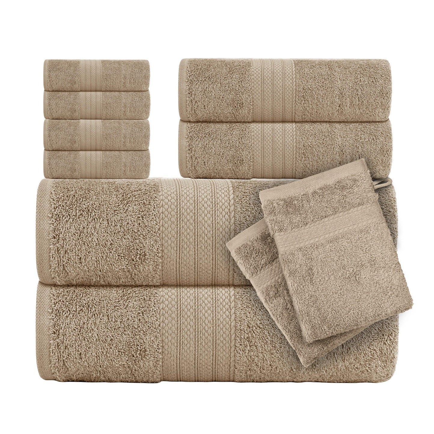Towel Set - Absorbent Cotton Bath