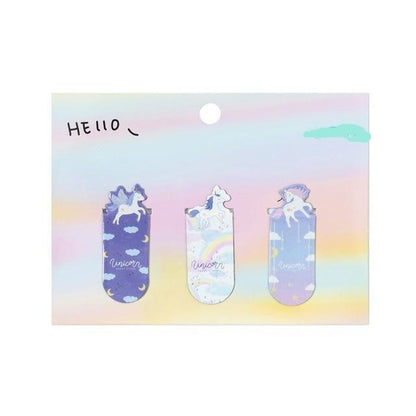 Unicorn Magnetic Bookmarks Books Marker Of Page Student Stationery School Office Supply Bookmarks for Book Lovers Magnet Book Markers Magnet Page Marker Clips For Students Teacher Supplies