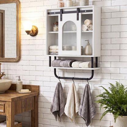 Heavy-Duty Laundry Cart with Hanging Rod and 2 Storage Baskets for Bedroom