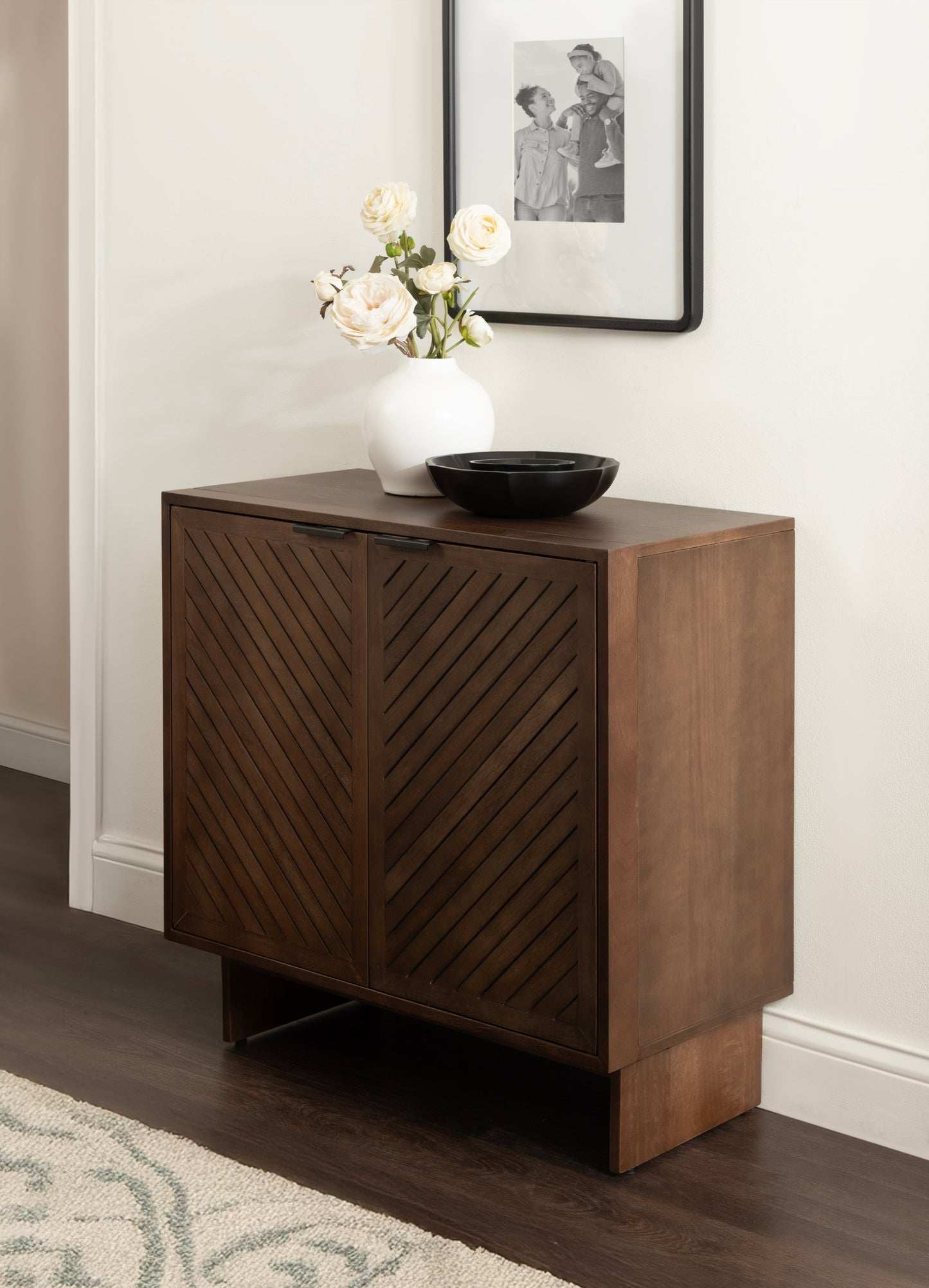 Mezzeta Wood Floor Storage Cabinet