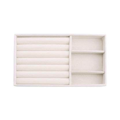 Velvet Jewelry Box Display Tray Drawer Storage Jewelry Holder For Ring Earrings Necklace Bracelet Soft Velvet Organizer Case Velvet Display Holder for Earrings Ring Bracelet Necklace