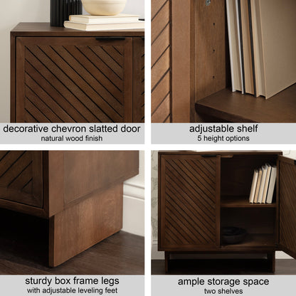 Mezzeta Wood Floor Storage Cabinet