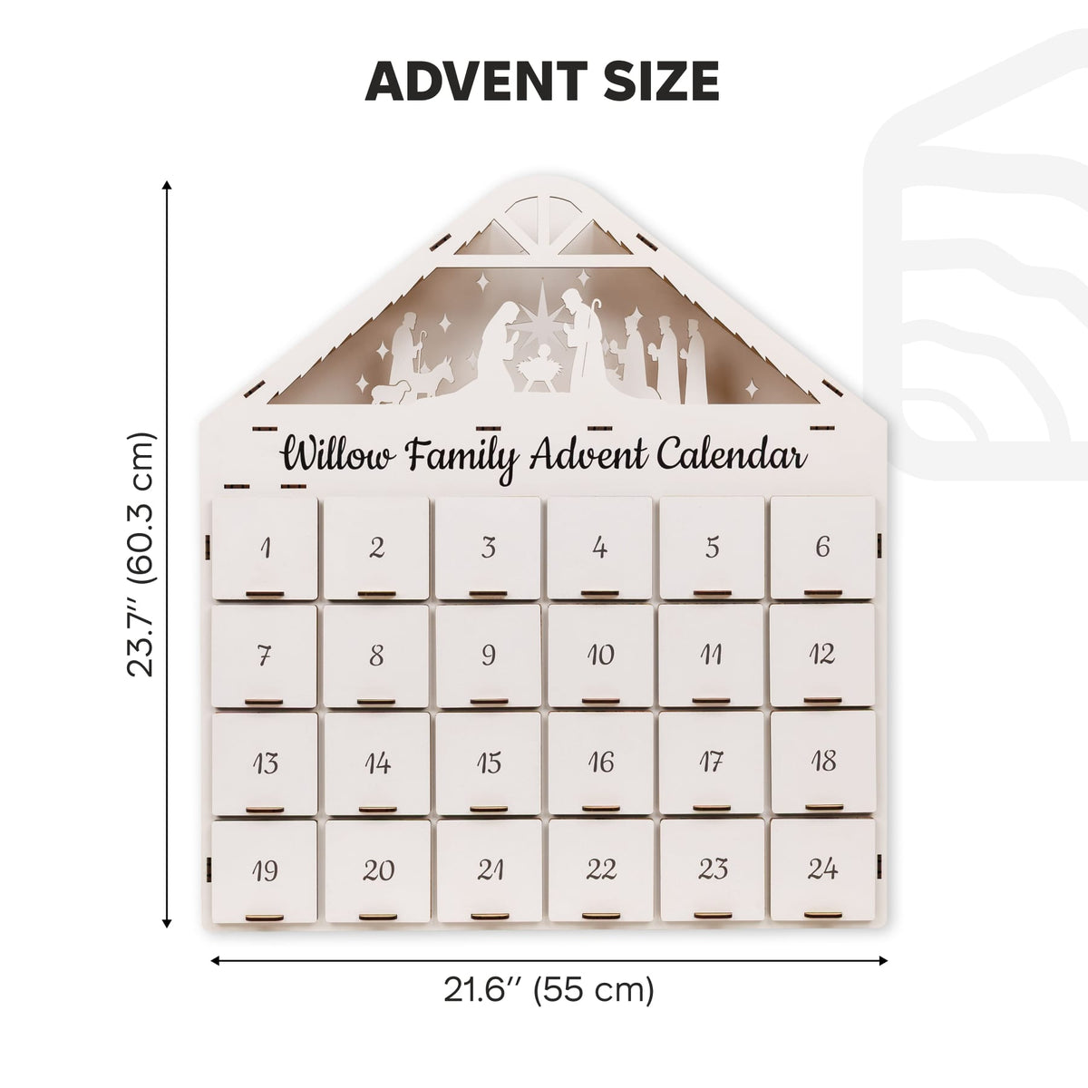Christmas Advent Calendar - White (B2B)