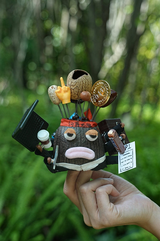 "Corporate Survivor" Stressed Office Doll
