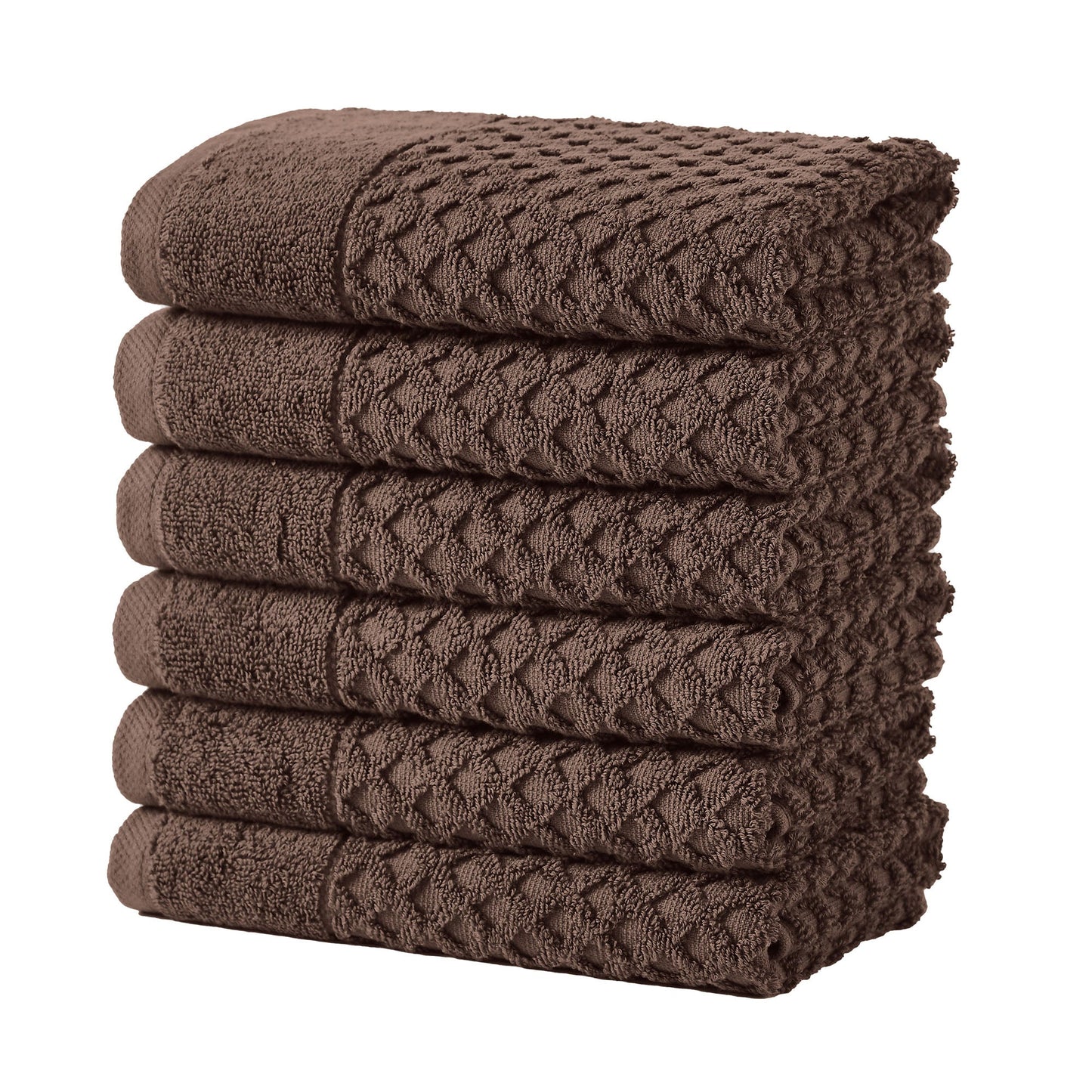 Cotton Diamond Waffle Weave Bath Towel Set - Grayson Collection